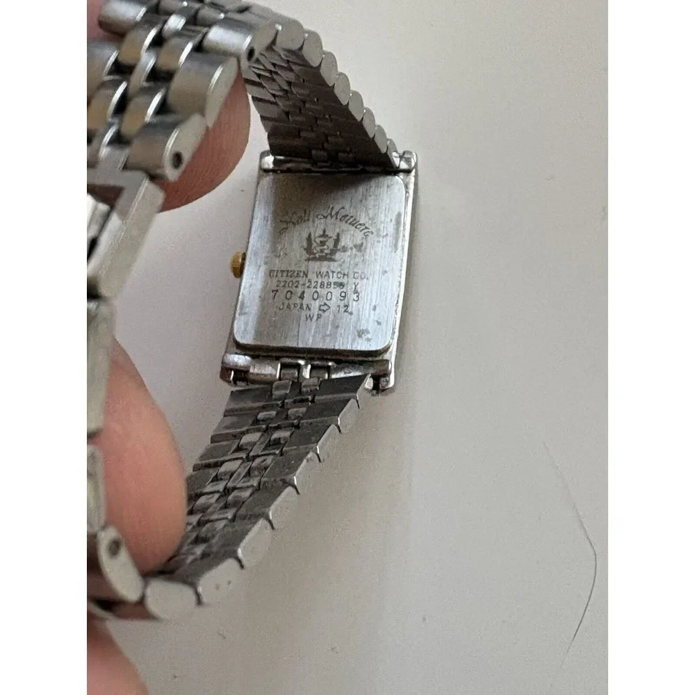 Citizen Club‎ La Mer  Silver Mechanical Watch Women's Rectangular